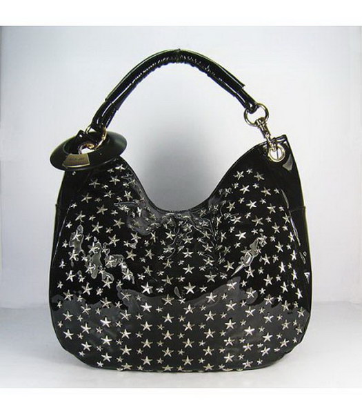 Borsa in pelle Sky_Black Con Le Stelle